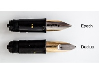 Comparison nib units Epoch and Ductus