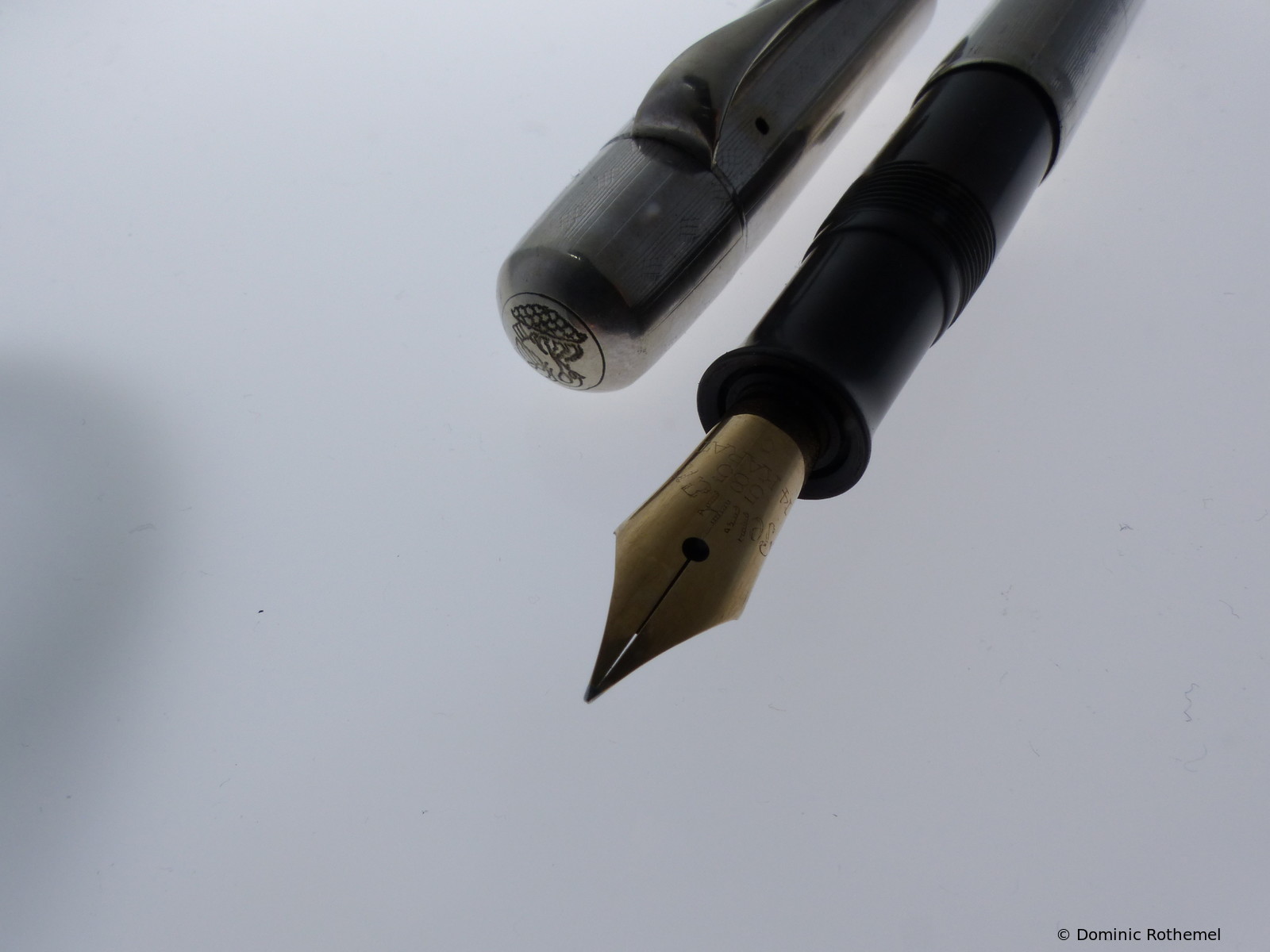 Pelikan 101N White gold doublé 
