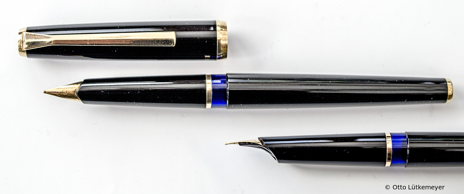 seltener Pelikan P459 Füller um 1984 blau NOS verschiedene Federbreiten möglich 