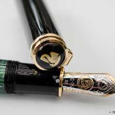 Pelikan M1000 Grün-Gestreift
