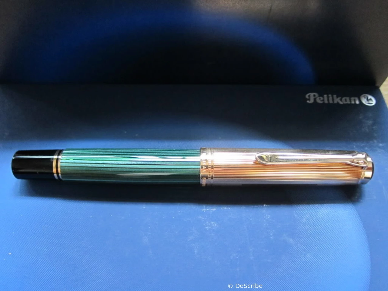 Pelikan M1050 Green-Striped/Vermeil
