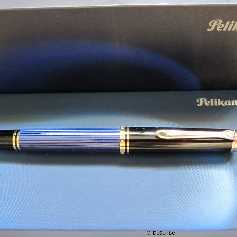 Pelikan M600 Blau-Gestreift
