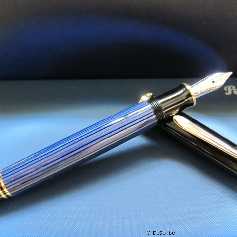 Pelikan M600 Blau-Gestreift
