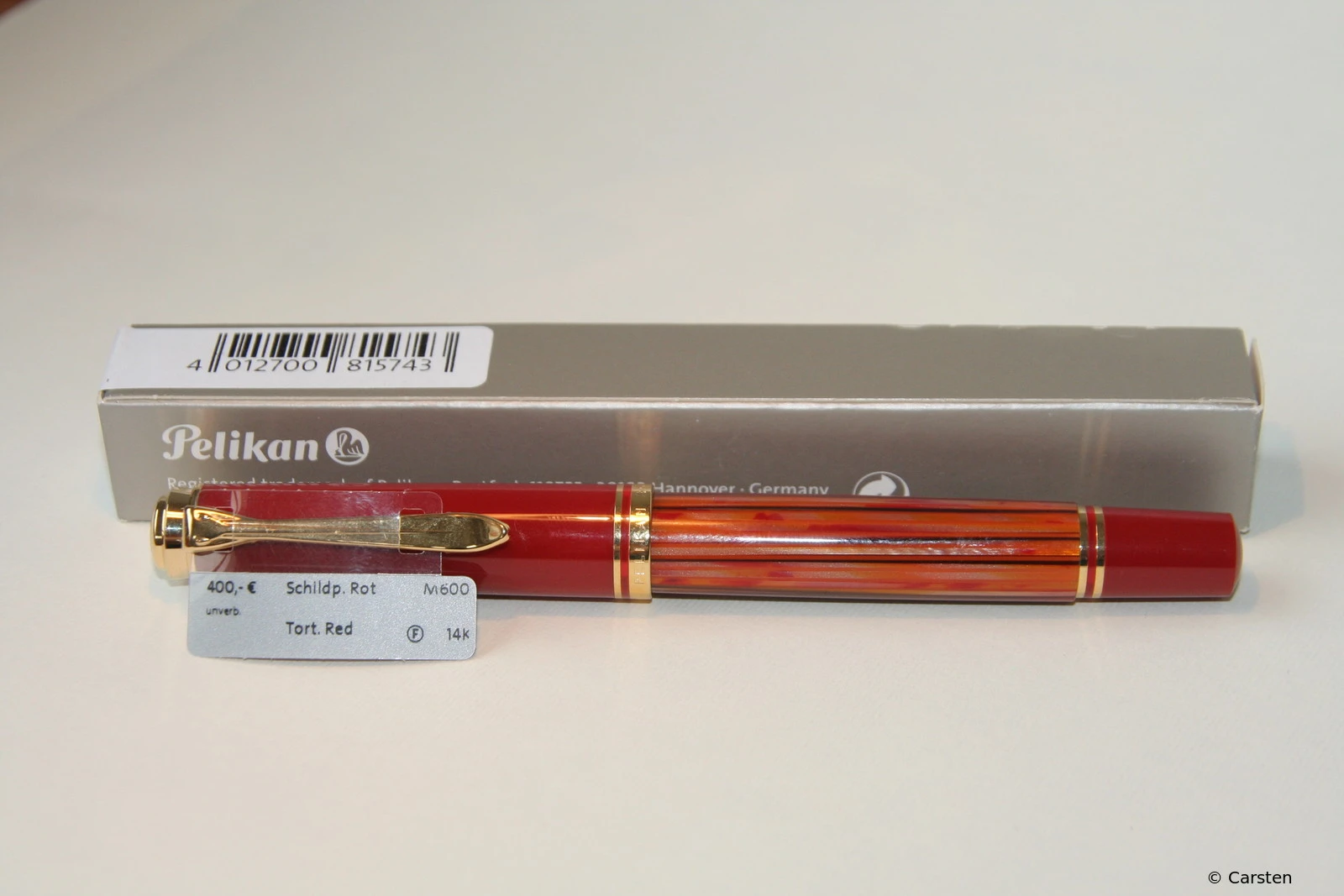 Pelikan M600 Tortoiseshell-Red
