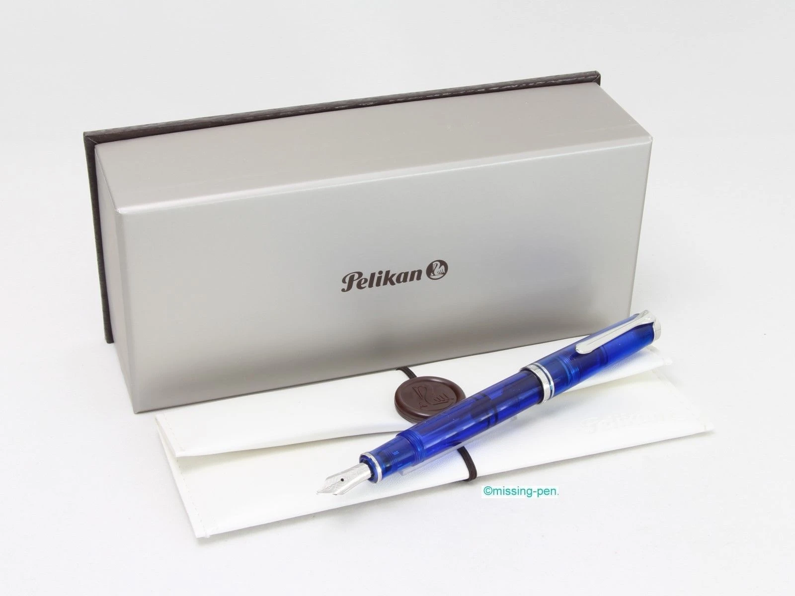 Pelikan M605 Marine blue transparent

