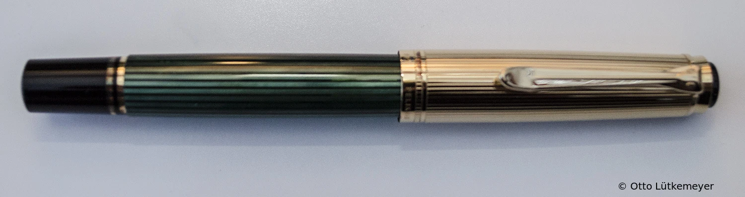 Pelikan M650 Green-striped/Vermeil

