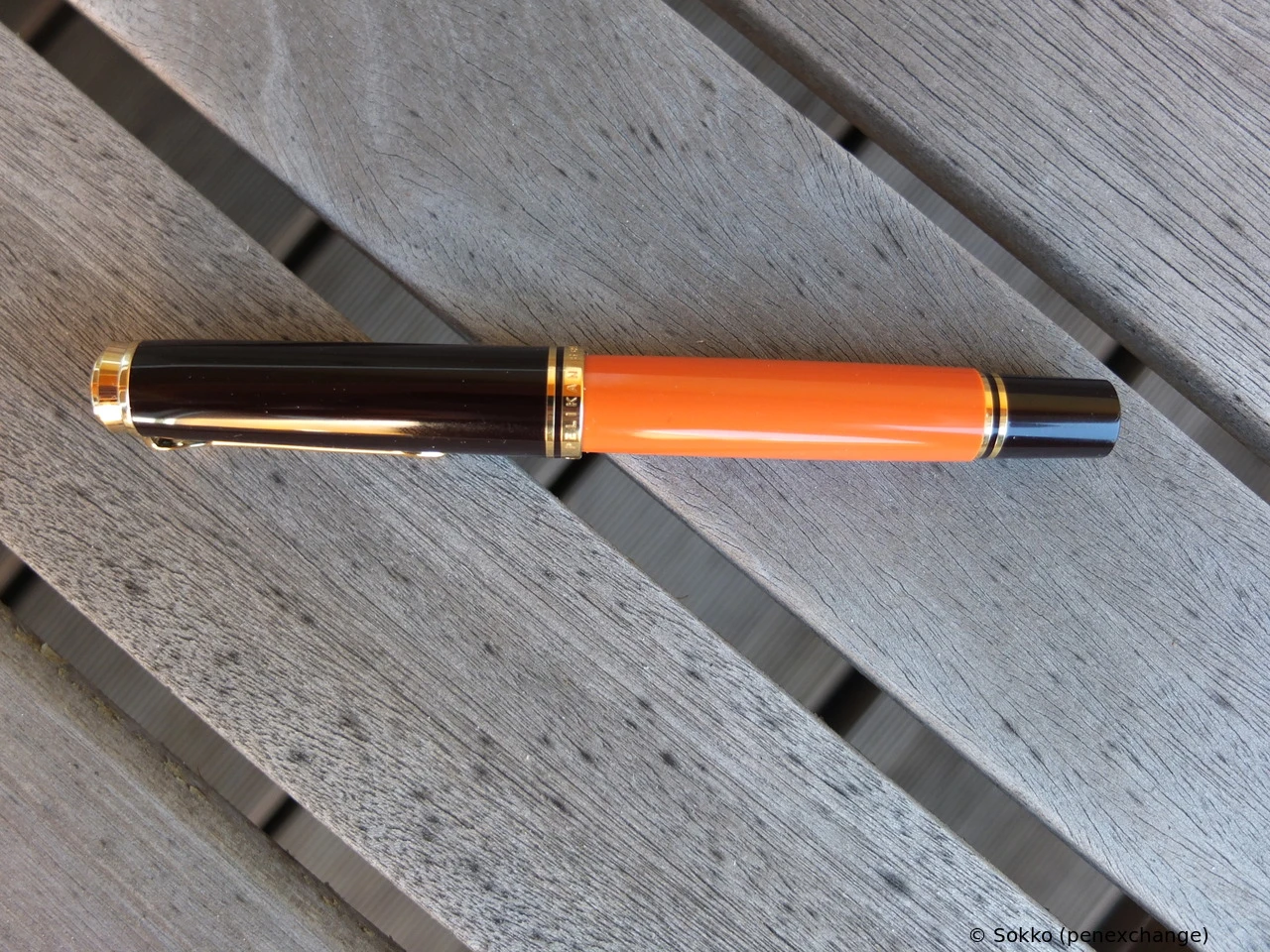 Pelikan M800 Burnt orange
