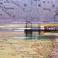 Pelikan M800 Demonstrator English etchings
