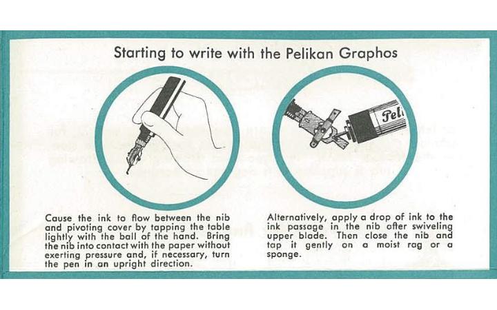 Starting to write with the Pelikan Graphos