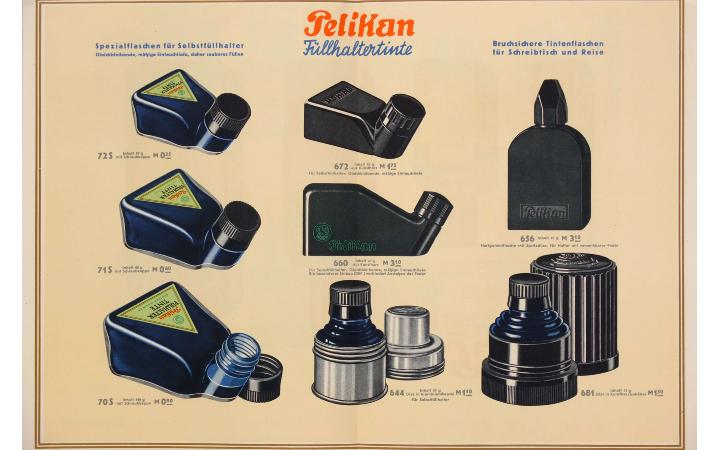 Pelikan special ink bottles