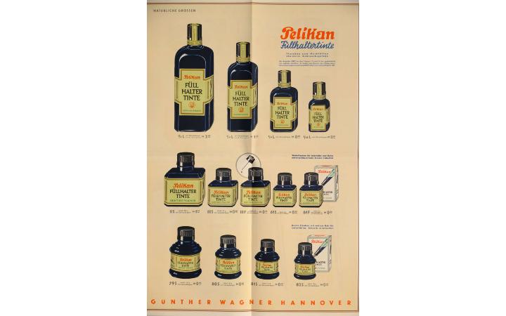 Pelikan Ink bottle sizes