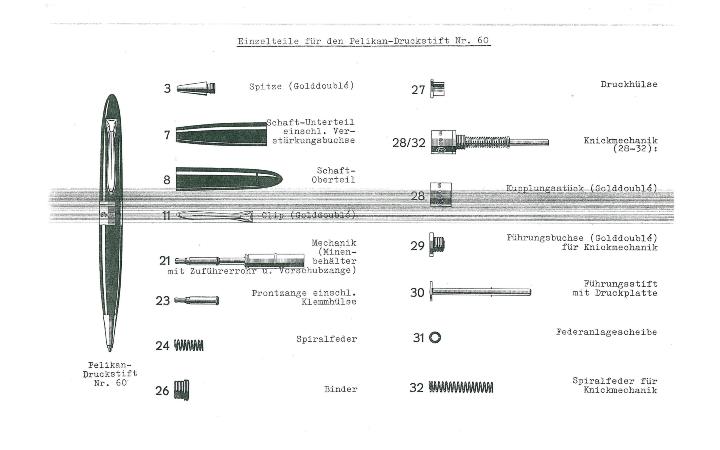 Pelikan 60 parts